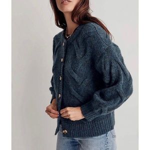 Madewell Cable Ashmont Cardigan